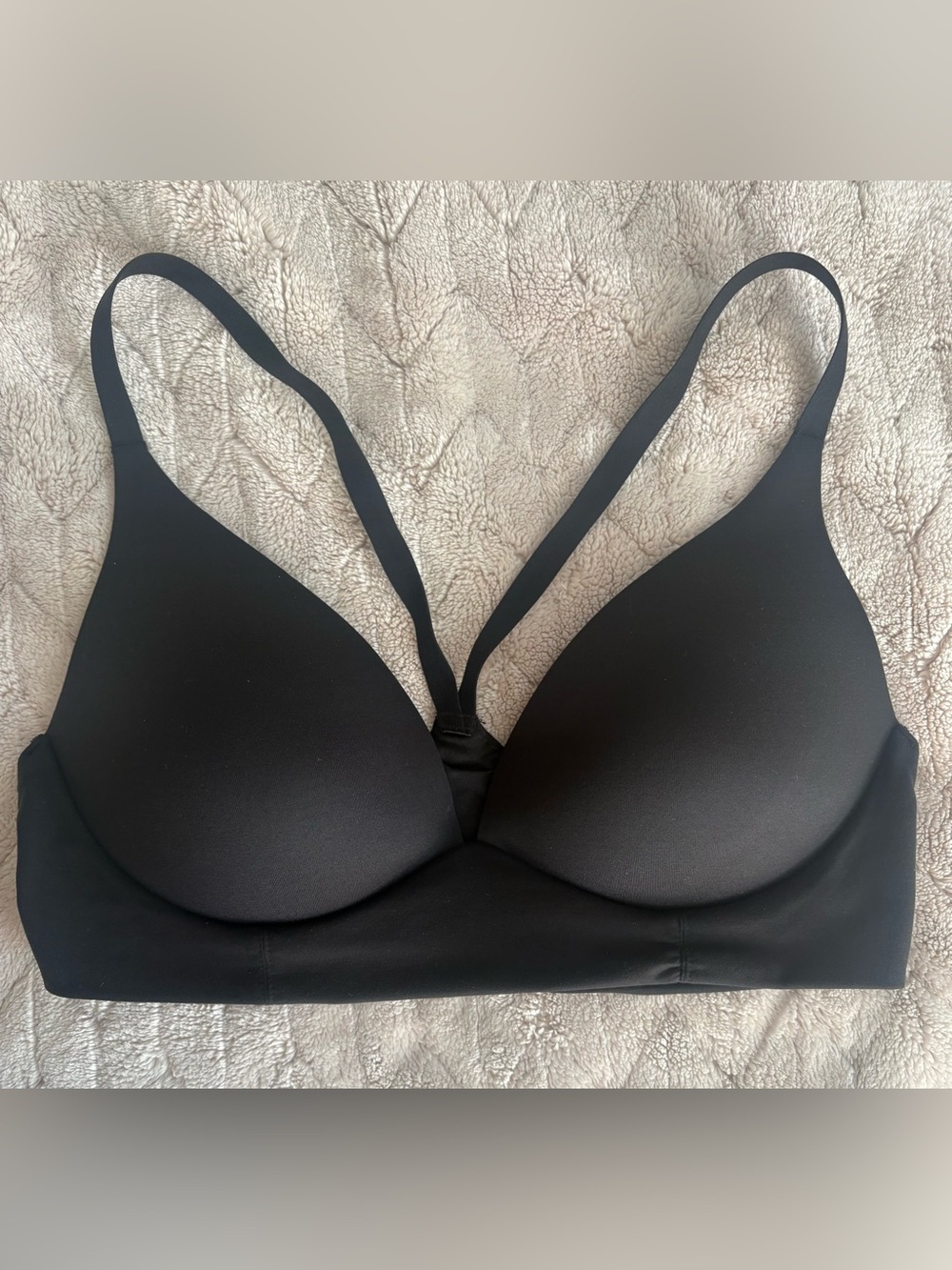 Victoria's Secret Black Seamless T-Back Bra